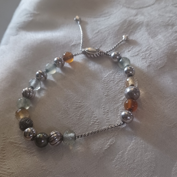 David Yurman Elements Bracelet, Gemstones, Diamonds and Sterling Silver - Picture 9 of 13